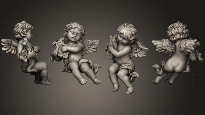 3d модели ангелы Украшение в виде ангела